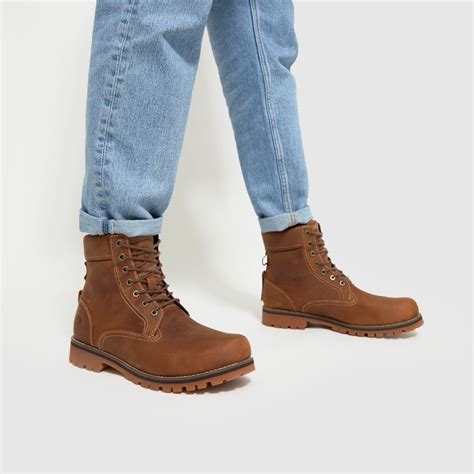 Mens Brown Timberland Rugged 6 Inch Boots Schuh