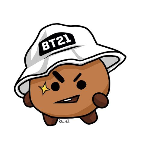 Logo Print Shooky Bt21 Amino