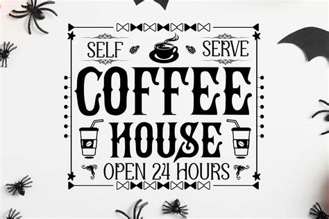 Self Serve Coffee House Open 24 Hours Graphic By Craftart · Creative