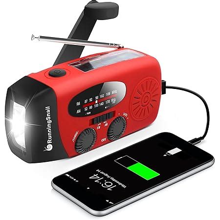 Wind Up Solar Radio Survival Hand Crank Dynamo Am Fm Emergency Weather