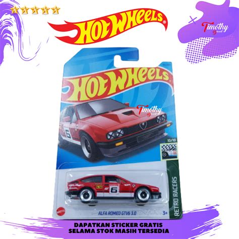 Hot Wheels Alfa Romeo GTV6 3 0 Merah Rally Retro Racers Lazada Indonesia