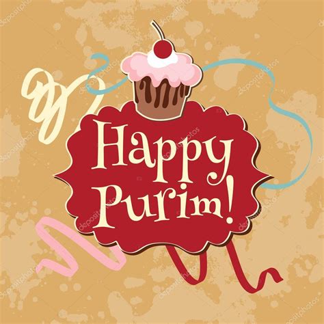 Jewish Holiday Purim Stock Vector Maizlina