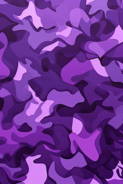 Premium Photo Purple Camouflage Pattern Design Poster Background Ar