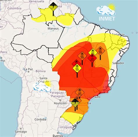 Onda De Calor Inmet Amplia Alerta Vermelho De Grande Perigo Para O To