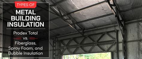 Types Of Prefabricated Metal Building Insulation