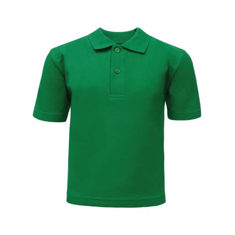 Plain Kelly Green Pe Polo Shirt