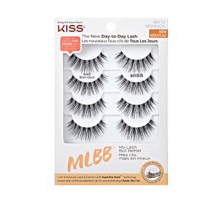 Mlbb Ensemble De Faux Cils Well Blended Unit S Kiss Faux Cils