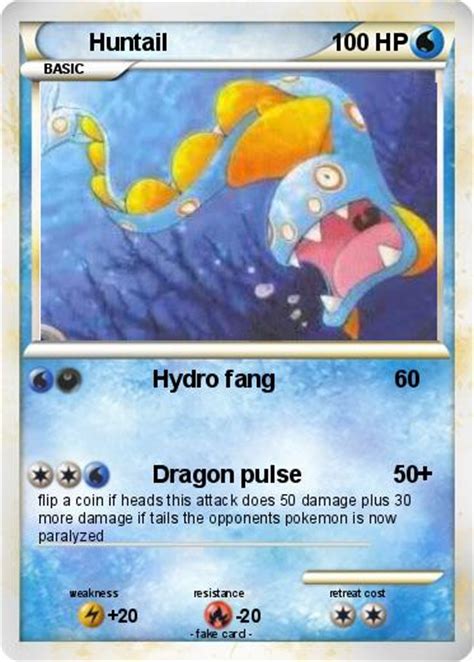 Pokémon Huntail 5 5 - Hydro fang - My Pokemon Card