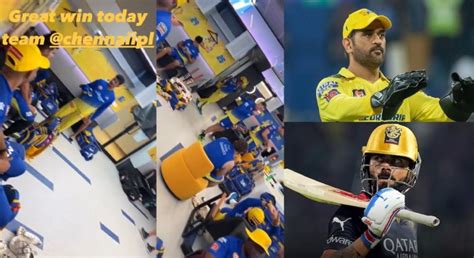 Csk Vs Dc Ipl 2023 Watch Ms Dhoni Namedrops Virat Kohli In Chennai