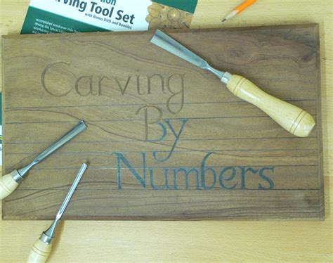 Lettering Carving Carving By Numbers