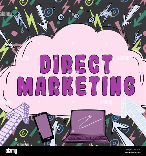 Conceptual Display Direct Marketing Word Written On Business Of Selling Services Directly To