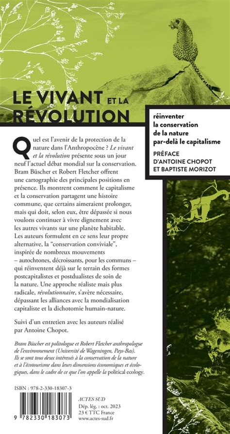 Le Vivant Et La R Volution R Inventer La Conservation De La Nature