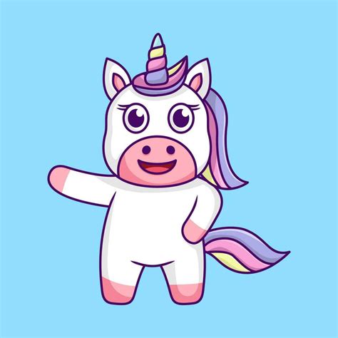 Cute Unicorn Illustration Cute And Fun 20674429 Vector Art At Vecteezy