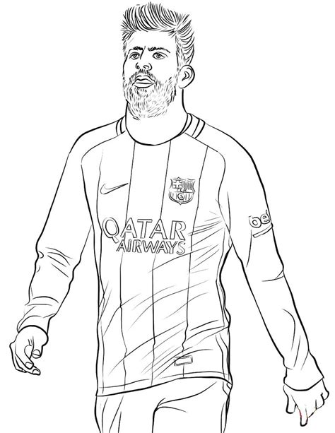 Messi Para Colorir Desenhos Imprimir