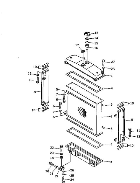 144 03 00390 Komatsu RADIATOR ASS Y