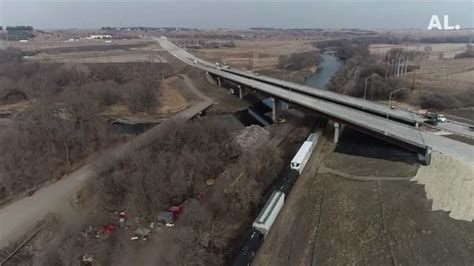 Aerial video shows Highway 100 completion