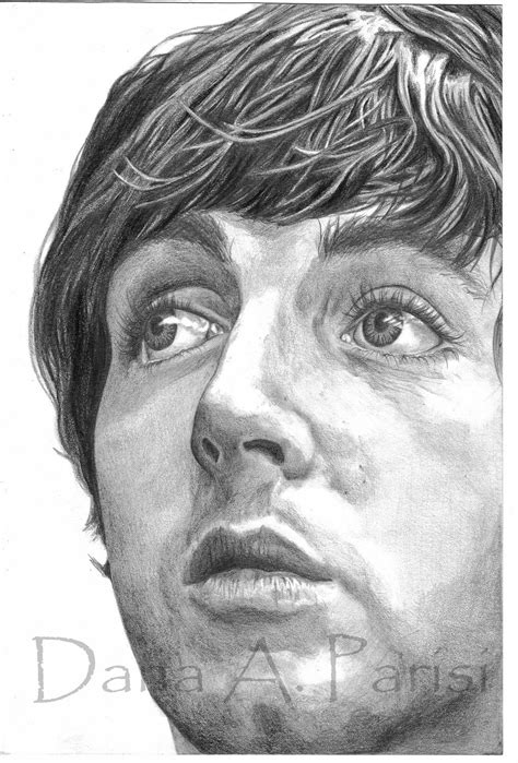 This Was Done By My Friend Dana Pencil Portrait Portrait Beatles