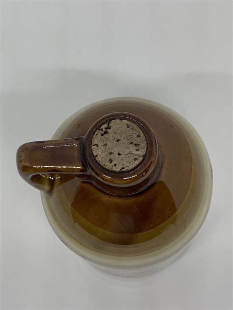 Small Pottery Whiskey Jug 13cm High Vintage Keepsakes