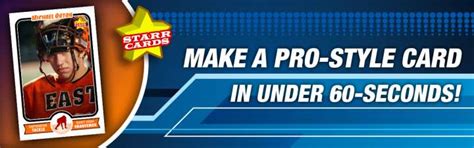 Make Your Own Football Card With Starr Cards
