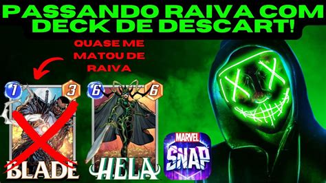 Marvel Snap Testando O Deck De Descart A Hela Tentei N O Dar Rage