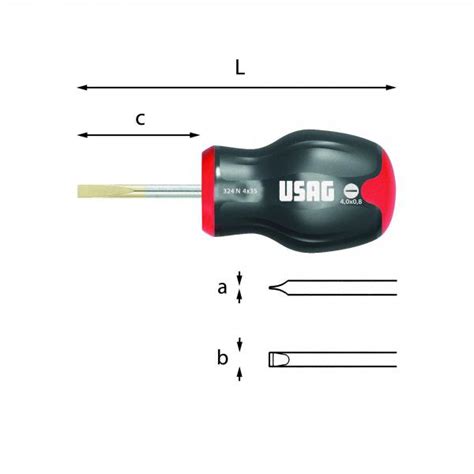 Usag N Destornilladores Para Tornillos Con Ranura Mister Worker