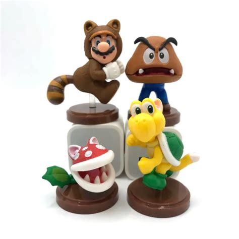 FURUTA SUPER MARIO 3D World RACCOON KOOPA Set Choco Egg Figure Anime