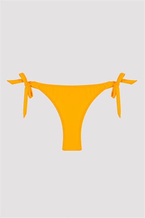 A K Turuncu Basic String Bikini Alt Plpvzk Iy Yw Sar Penti