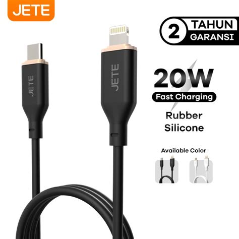 Jual JETE CX10 Kabel Data Type C To Lightning 20W Fast Charging 5A