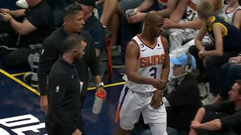 Chris Paul Leaves Game 2 With Groin Injury Nba On Espn Youtube