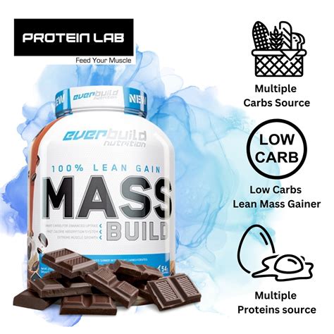 Everbuild Nutrition Mass Build 100 Lean Gain Mass Build 6lbs