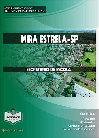 Apostila Mira Estrela Secret Rio De Escola Aprove Apostilas