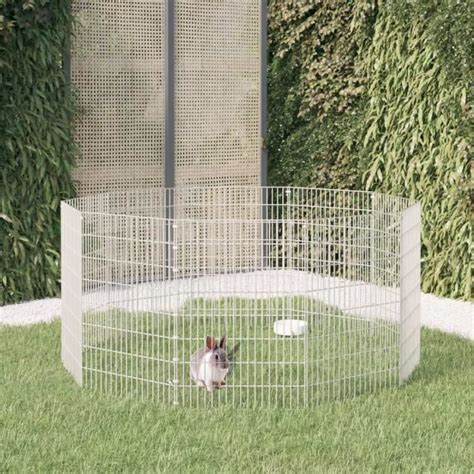 Cage Lapin Panneaux X Cm Fer Galvanis S Cdiscount Jardin