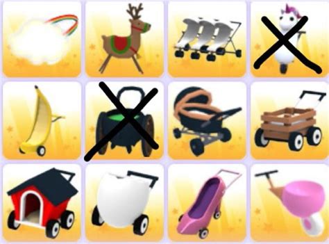 Roblox Adopt Me Strollers Video Gaming Gaming Accessories In Game