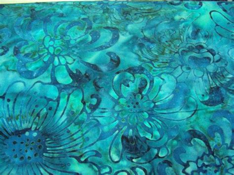 Teal Artisan Batik Fabric Robert Kaufman Yds Etsy Batik