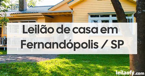 Casas De Leil O Em Fernand Polis Sp Leil Ofy