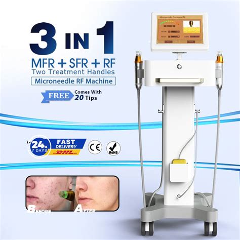 Radiofrecuencia RF Microneedling Estrías Quitar Máquina Micro Agujas