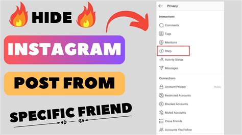 How To Hide Instagram Post From Someone In 2023 Youtube