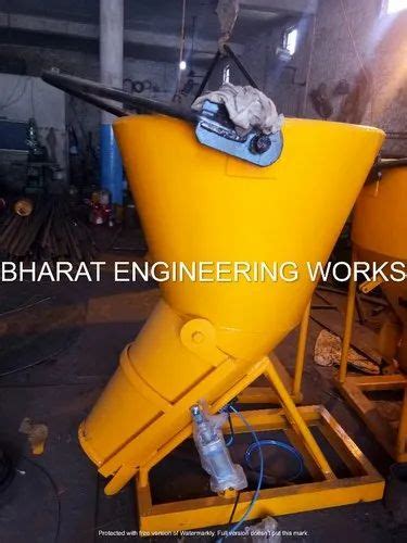 Concrete Equipment Concrete Bucket CONE TYPE Manufacturer From Faridabad