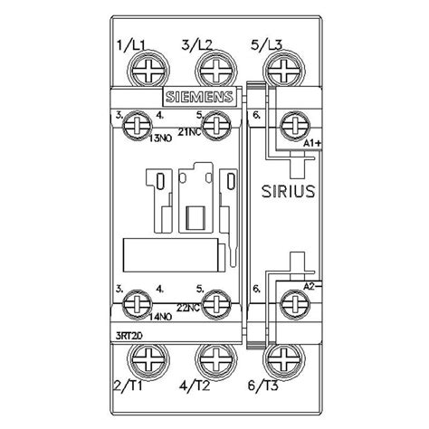 Contactor De Potencia Siemens De 3 Polos 32A 400V 1 NA 1 NC DC 24V