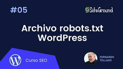 Qu Es El Archivo Robots Txt Seo Para Wordpress Youtube