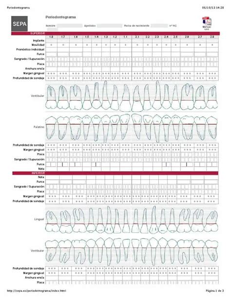 ¿qué Es Un Periodontograma Y Cómo Se Realiza