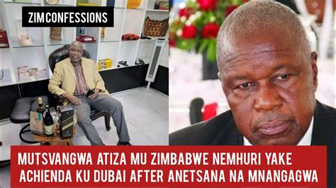 Mutsvangwa Atiza Mu Zimbabwe Nemhuri Yake Achienda Ku Dubai After