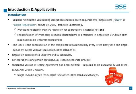 Sebi Listing Obligations And Disclosure Requirements Regulations 2015