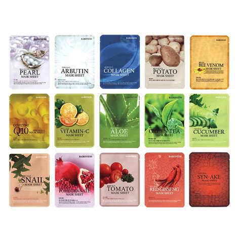 Facial Mask Sheet High Quality Baroness Face Mask Sheet Tradekorea