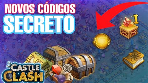 5 NOVOS CÓDIGOS SECRETOS CASTLE CLASH YouTube