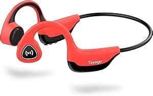 Tayogo Casque Conduction Osseuse Avec Microphone Bluetooth