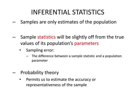 Ppt Inferential Statistics Powerpoint Presentation Free Download