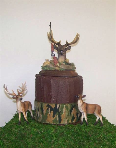 Deer Cake Topper Grooms Cake Topper Wedding By Sugarplumcottage