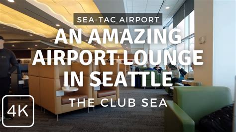 Inside An Amazing Airport Lounge At Sea Tac Airport The Club SEA