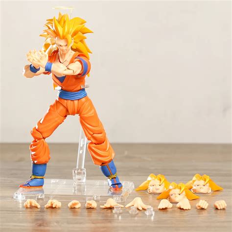 Dragon Ball Z Super Saiyan 3 Son Goku SHF SS3 Gokou 6 Action Figure